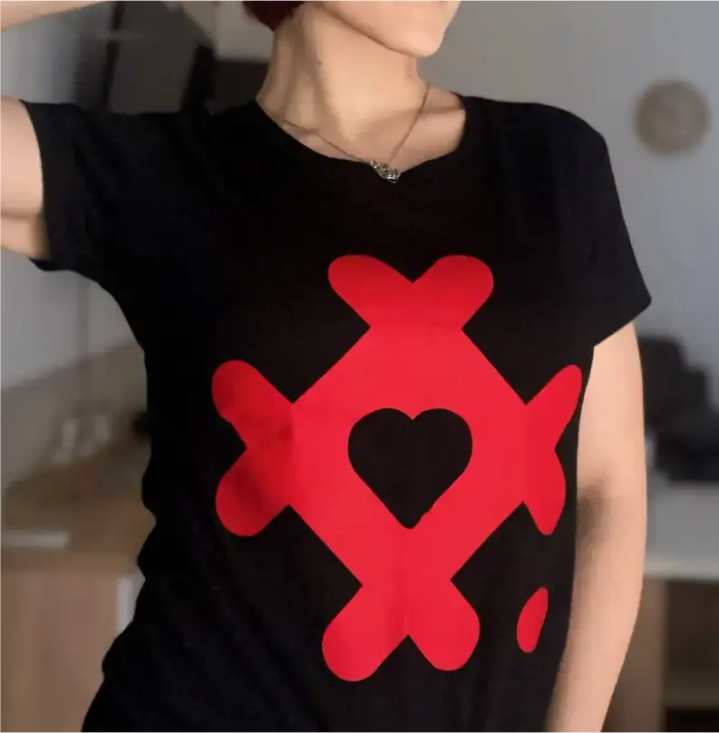 Тараба срце мајица