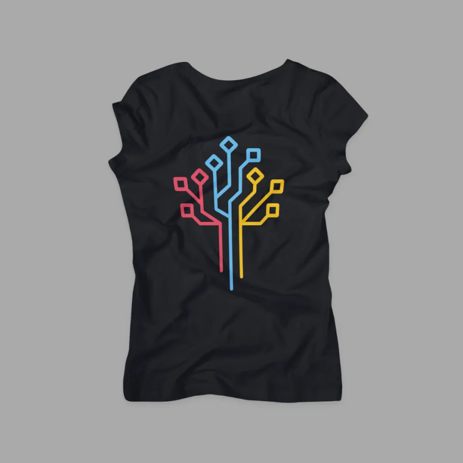 Дрво Тарабе 1, црна женска мајица