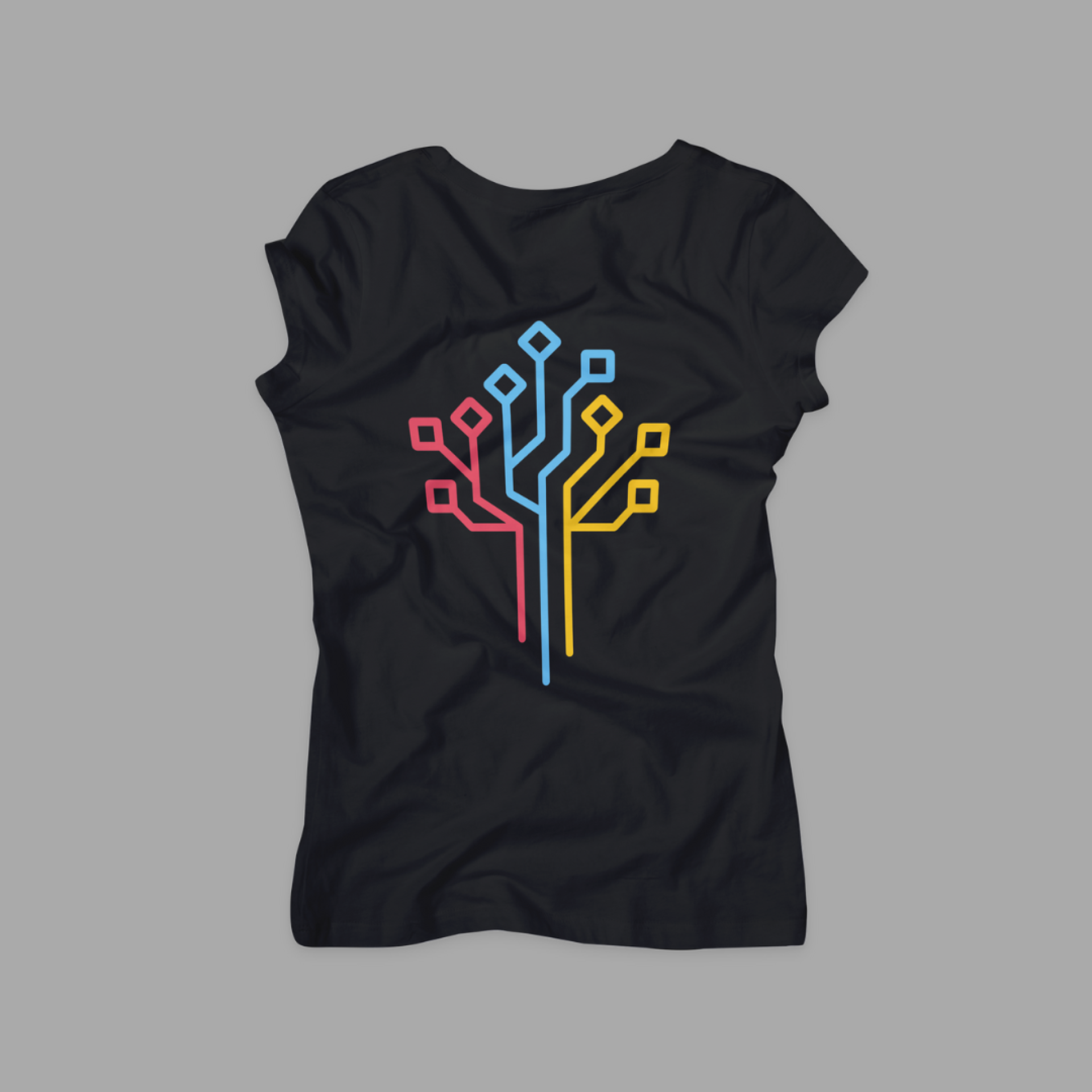 Дрво Тарабе 1, црна женска мајица