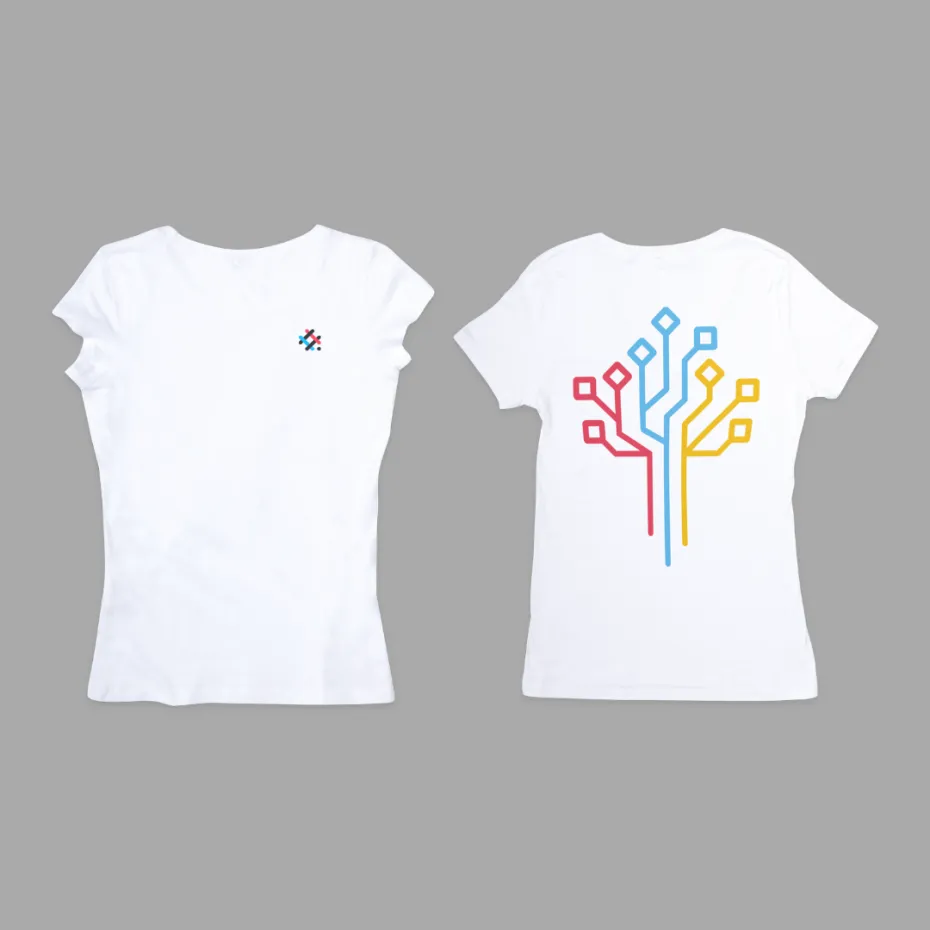 Дрво Тарабе 2, бела женска мајица