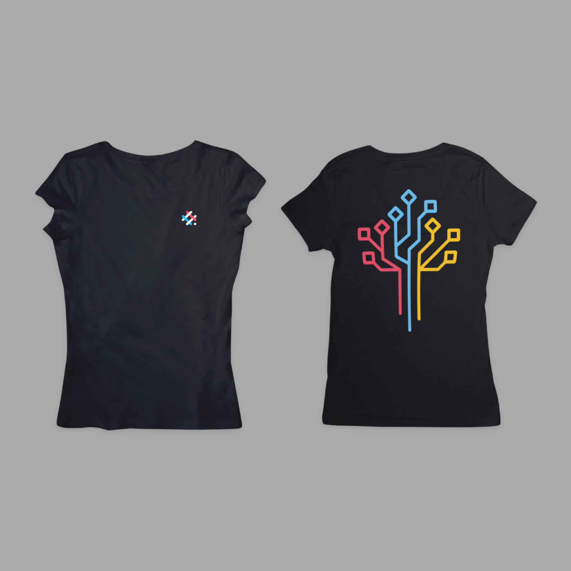 Дрво Тарабе 2, црна женска мајица