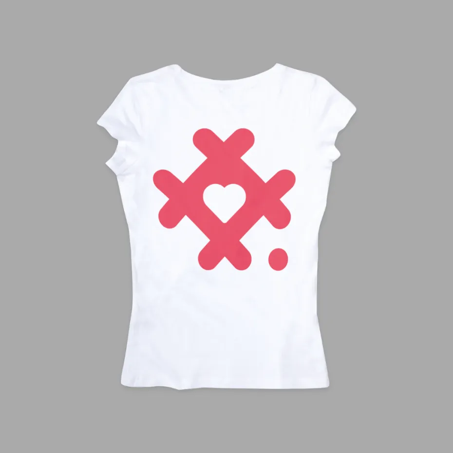 Срце Србије, бела женска мајица