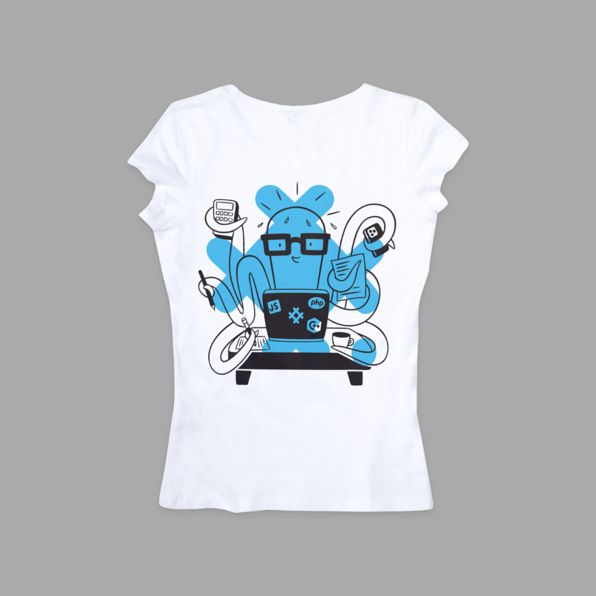 Све и одмах, бела женска мајица