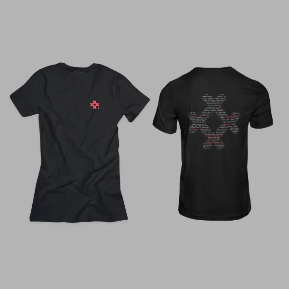 Тараба Манифест, црна мушка мајица