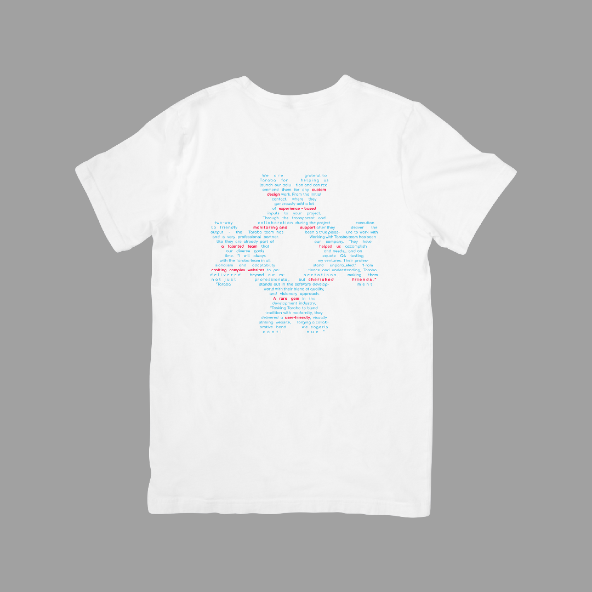 Tech Testimonials 2, бела мушка мајица