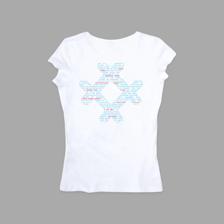 Tech Testimonials 2, бела женска мајица