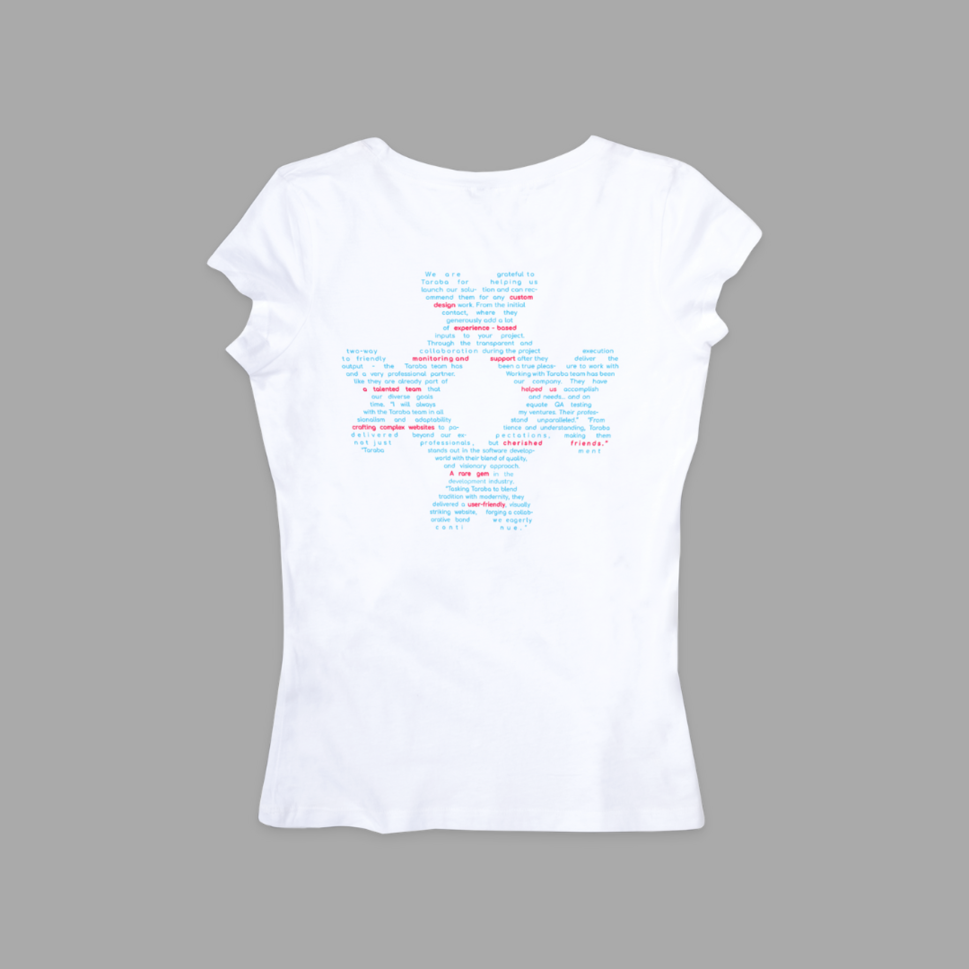 Tech Testimonials 2, бела женска мајица