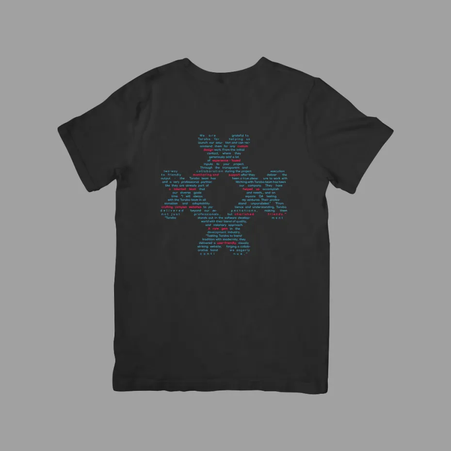 Tech Testimonials 2, црна мушка мајица