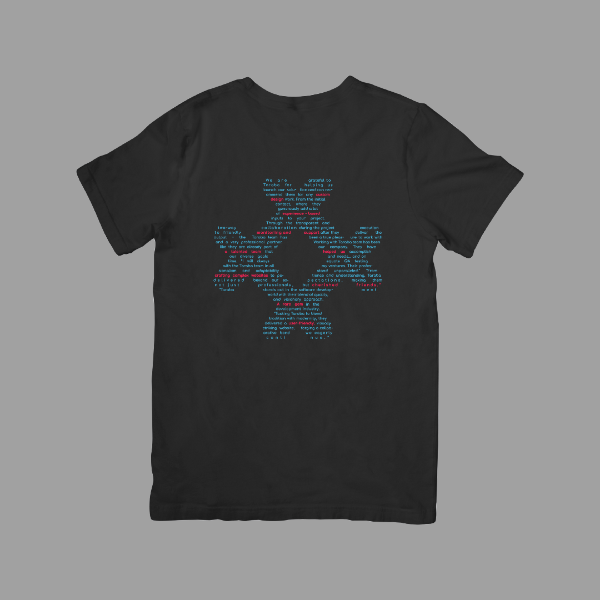 Tech Testimonials 2, црна мушка мајица
