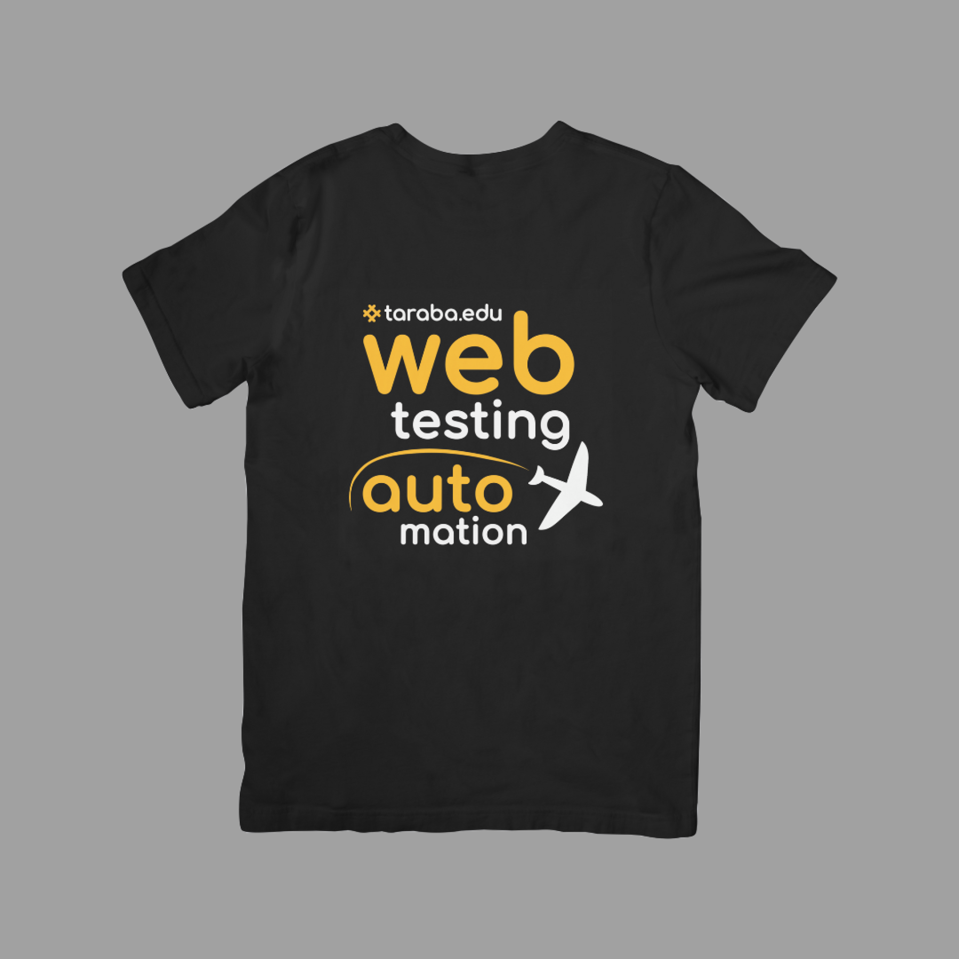 Web Testing Automation 24, црна мушка мајица