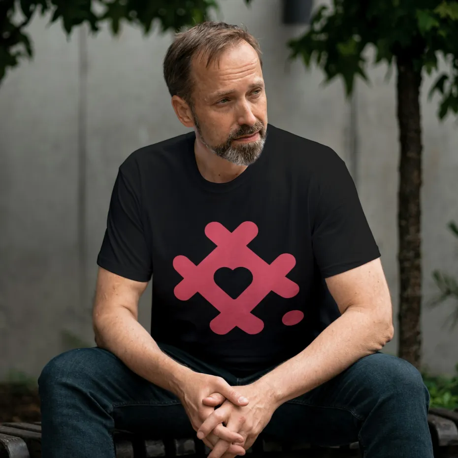 Срце Србије, црна мушка мајица