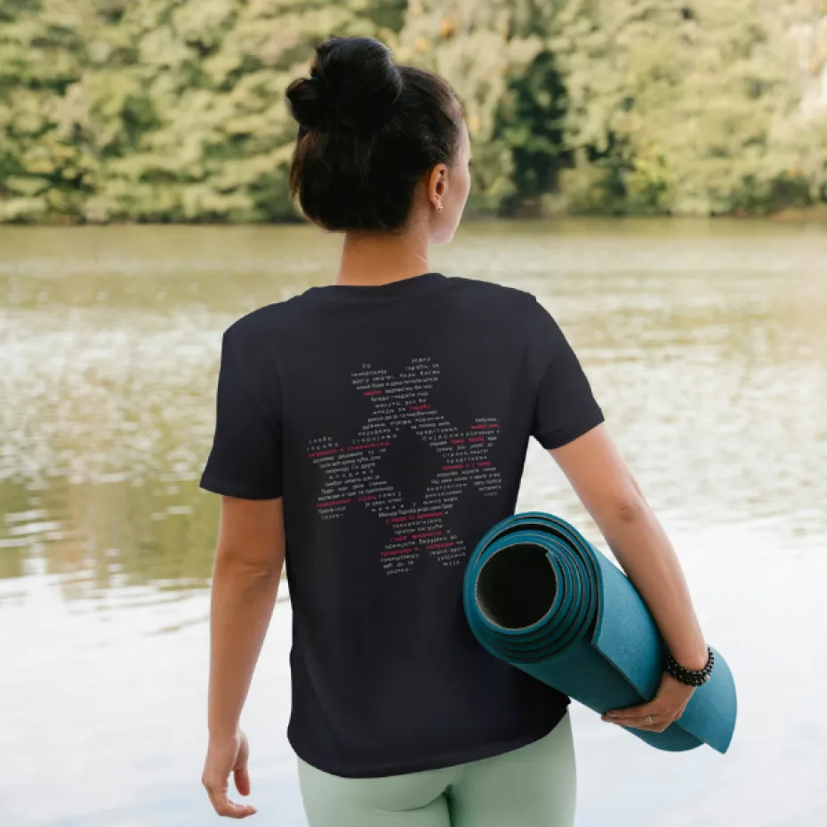 Тараба Манифест, црна женска мајица